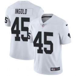 Youth Las Vegas Raiders #45 Alec Ingold Limited White Vapor Untouchable Jersey