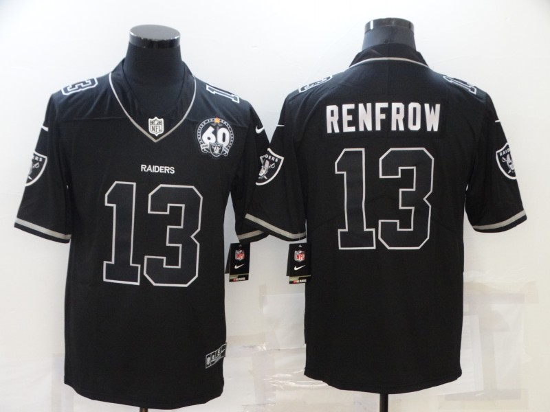 Men's Las Vegas Raiders #13 Hunter Renfrow Black Shadow 2021 Vapor Untouchable Stitched Nike Limited Jersey