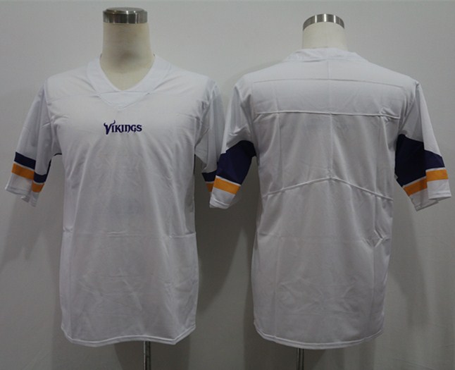 Nike Vikings Blank White Vapor Untouchable Limited Jersey