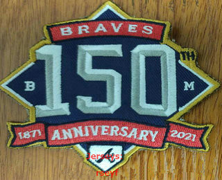 Atlanta Braves 150th Anniversary Patch