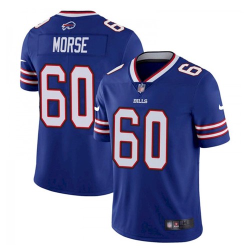 Men's Buffalo Bills #60 Mitch Morse Stitched Vapor Untouchable Limited Blue Jersey 