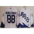 Men's Tampa Bay Lightning #88 Andrei Vasilevskiy White 2022 Stadium Series Authentic Jersey