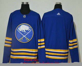 Men's Buffalo Sabres Blank Blue Adidas 2020-21 Alternate Authentic Player NHL Jersey