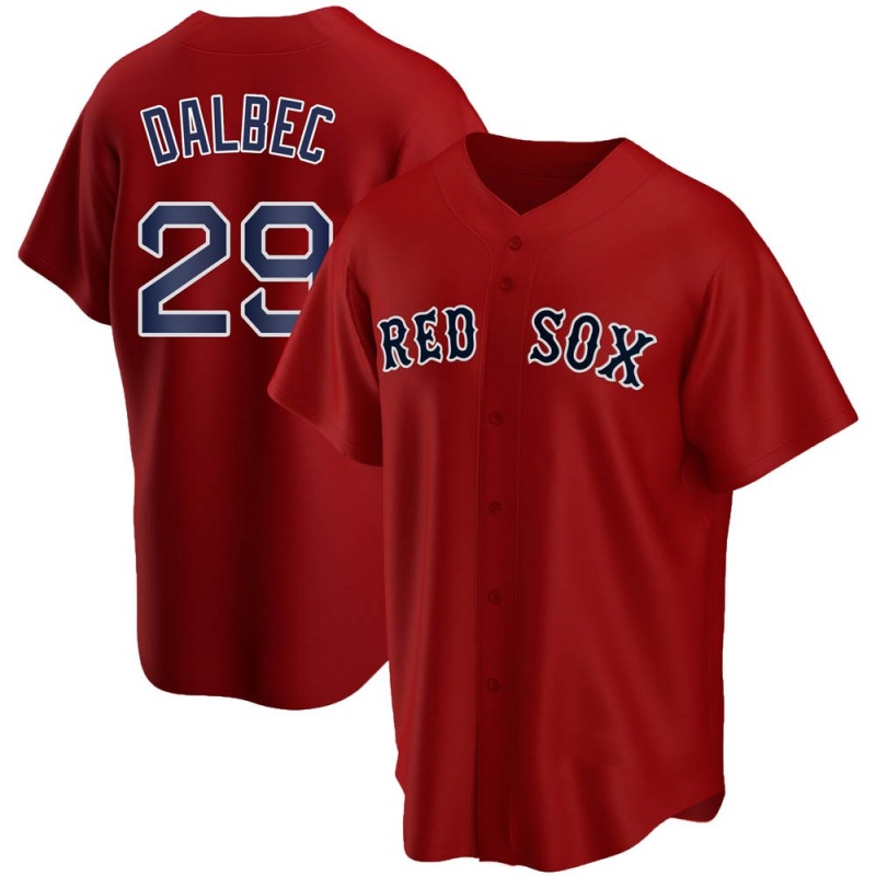 Men's Boston Red Sox #29  Bobby  Dalbec Red Stitched MLB Cool Base Nike Jersey