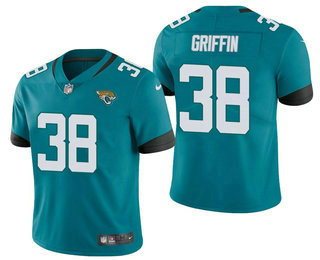 Men's Jacksonville Jaguars #38 Shaquill Griffin Blue 2021 Vapor Untouchable Stitched NFL Nike Limited Jersey