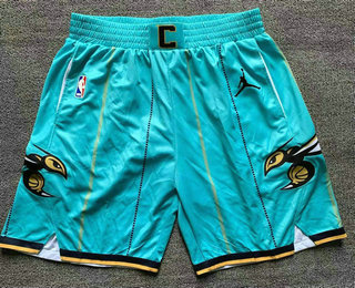 Men's Charlotte Hornets Green 2021 Brand Jordan City Edition Swingman Shorts