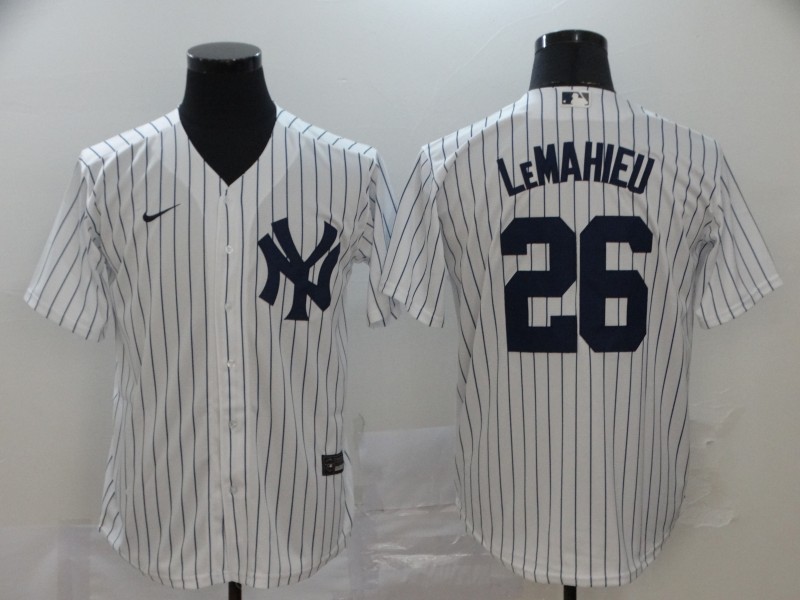 Toddler New York Yankees #26 DJ LeMahieu White Home Stitched MLB Cool Base Nike Jersey