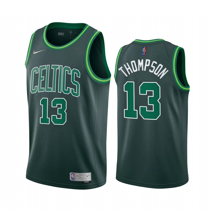 Boston Celtics #13 Tristan Thompson Green NBA Swingman 2020-21 Earned Edition Jersey