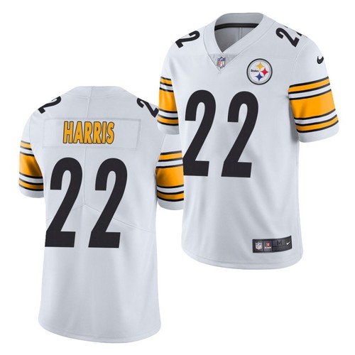 Men's Pittsburgh Steelers #22 Najee Harris White 2021 Limited Football Jersey 