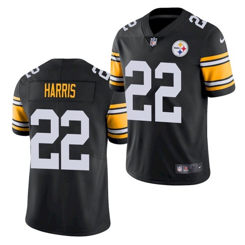 Men's Pittsburgh Steelers #22 Najee Harris Black 2021 Limited Football Jersey 