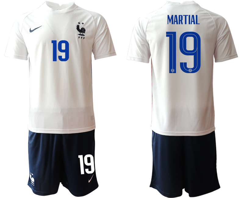 Men 2021 France away 19 soccer jerseys