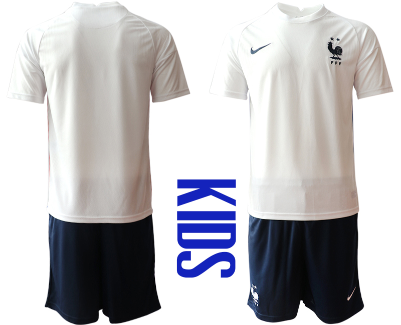 2021 France away Youth soccer jerseys