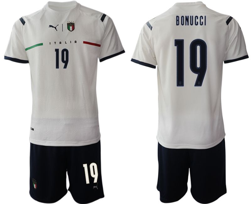 Men 2020-2021 European Cup Italy away white 19 Soccer Jersey