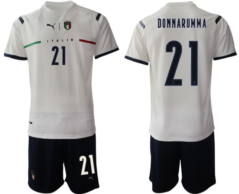 Men 2020-2021 European Cup Italy away white 21 Soccer Jersey