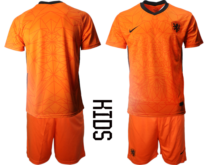 2021 European Cup Netherlands home Youth blank soccer jerseys