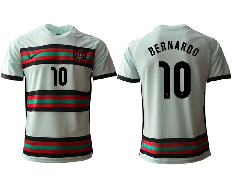 Men 2021 Europe Portugal away AAA version 10 soccer jerseys