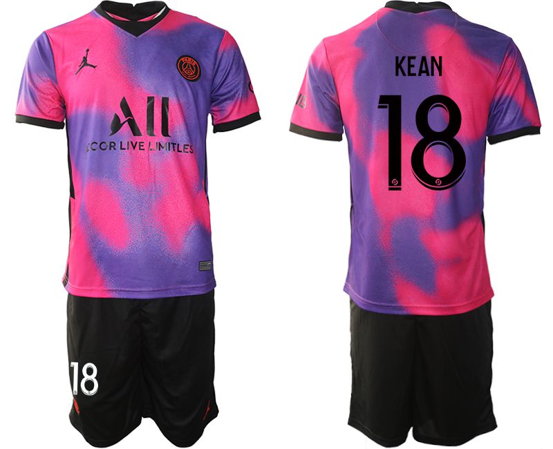 Men 2020-2021 Club Paris St German away purple 18 Soccer Jersey