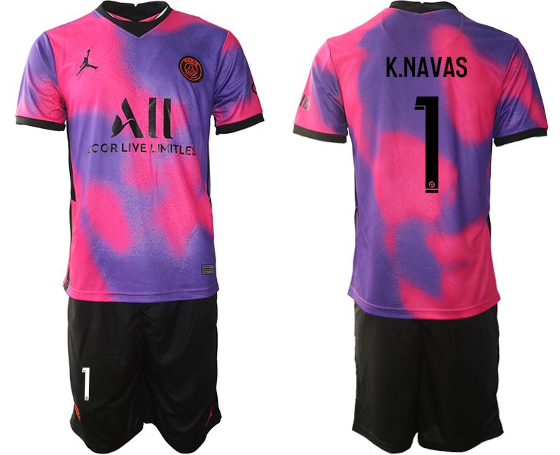 Men 2020-2021 Club Paris St German away purple 1 Soccer Jersey