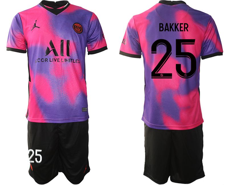 Men 2020-2021 Club Paris St German away purple 25 Soccer Jersey