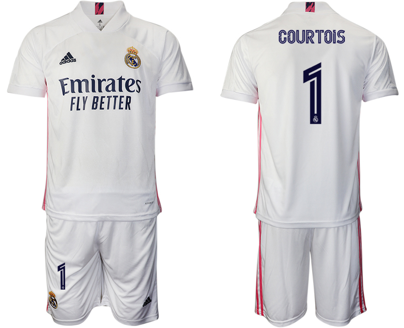 Men 2020-2021 club Real Madrid home 1 white Soccer Jerseys1