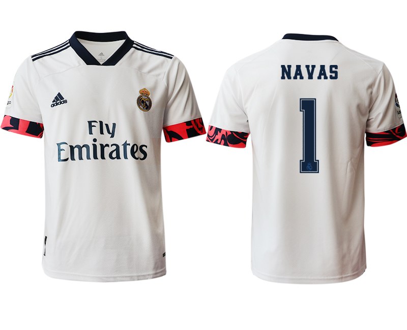 Men 2020-2021 club Real Madrid home aaa version 1 white Soccer Jerseys2