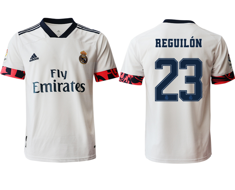 Men 2020-2021 club Real Madrid home aaa version 23 white Soccer Jerseys2