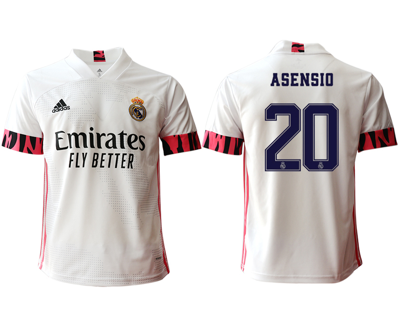 Men 2020-2021 club Real Madrid home aaa version 20 white Soccer Jerseys1