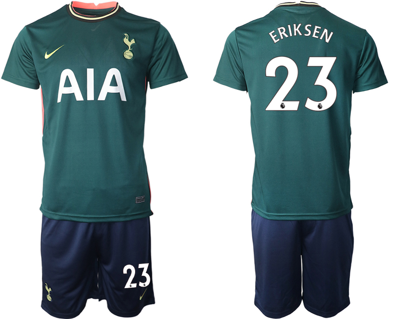 Men 2020-2021 club Tottenham away 23 green Soccer Jerseys