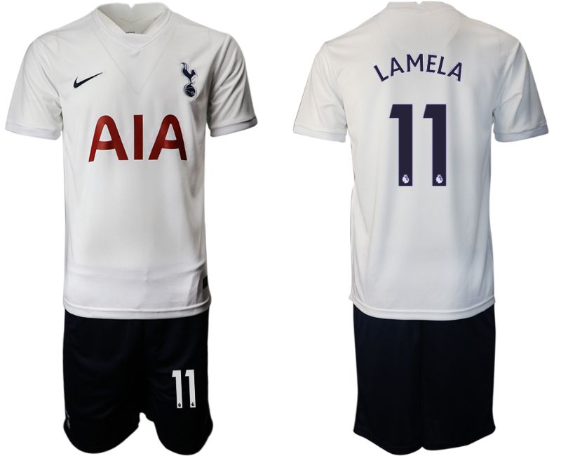 Men 2021-2022 Club Tottenham home white 11 Nike Soccer Jersey