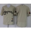 Men's Arizona Diamondback Blank Gold 2021 City Connect Stitched MLB Flex Base Nike Jersey