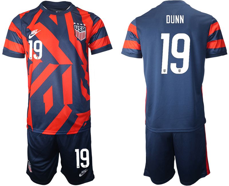 Men 2020-2021 National team United States away 19 blue Nike Soccer Jersey