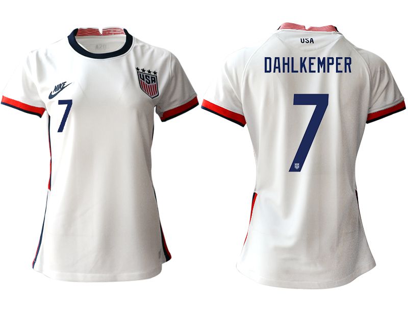 Women 2020-2021 Season National Team America home aaa 7 white Soccer Jerseys