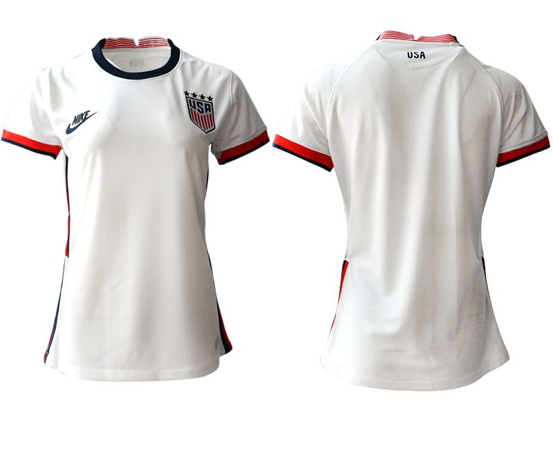 Women 2020-2021 Season National Team America home aaa white Soccer Jerseys