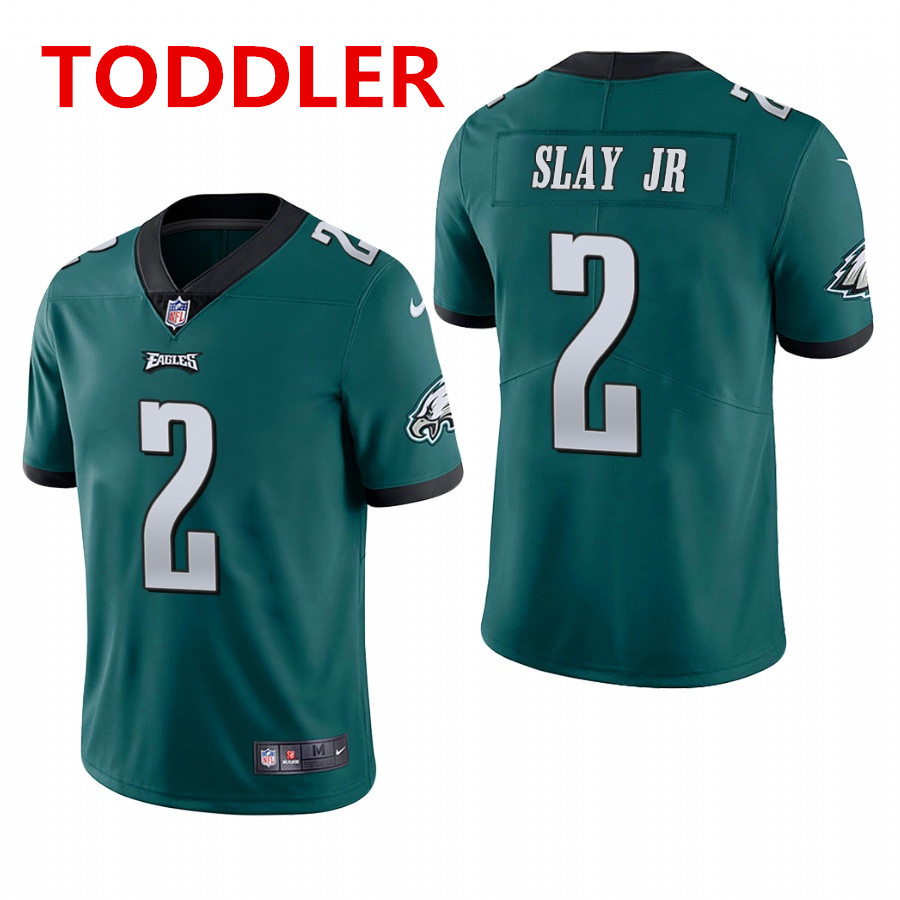 toddler philadelphia eagles #2 darius slay jr. midnight green vapor limited Nike jersey