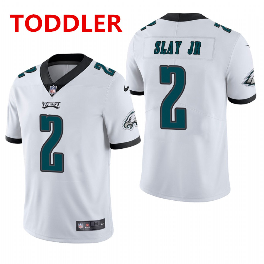 toddler philadelphia eagles #2 darius slay jr. white vapor limited Nike jersey