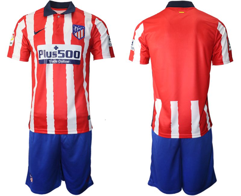 Men 2020-2021 club Atletico Madrid home red Soccer Jerseys