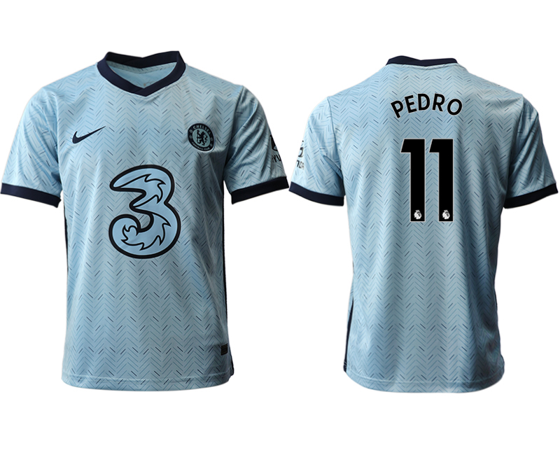 Men 2020-2021 club Chelsea away aaa version 11 Light blue Soccer Jerseys1