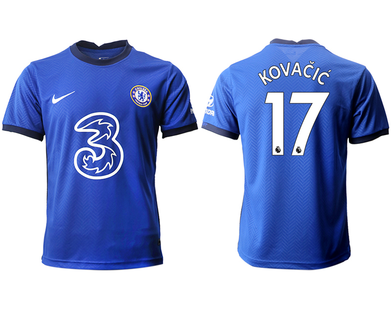 Men 2020-2021 club Chelsea home aaa version 17 blue Soccer Jerseys