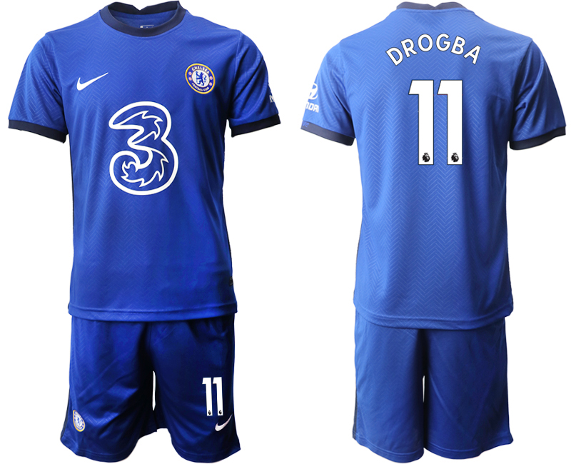 Men 2020-2021 club Chelsea home 11 blue Soccer Jerseys