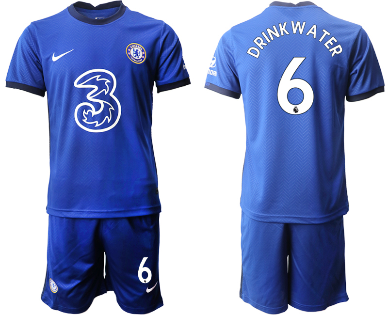 Men 2020-2021 club Chelsea home 6 blue Soccer Jerseys