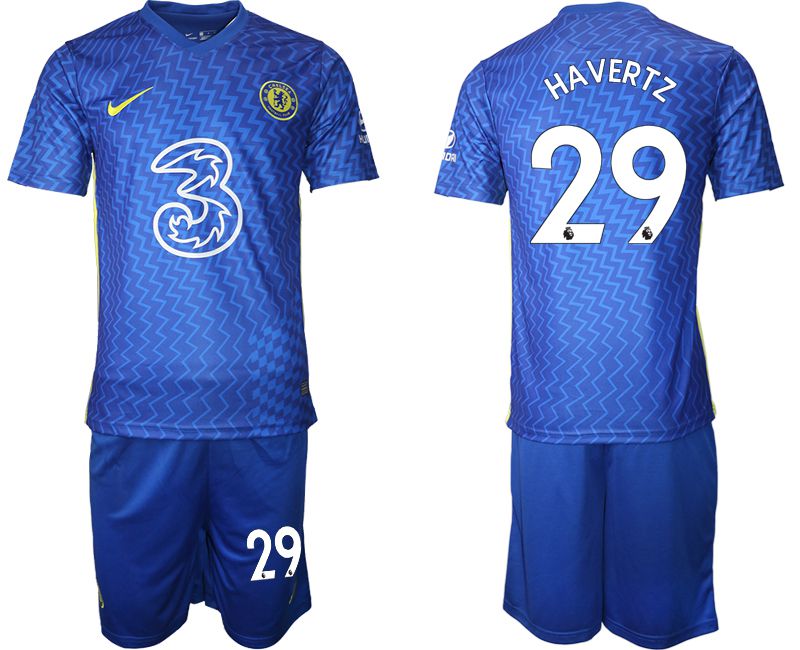 Men 2021-2022 Club Chelsea FC home blue 29 Nike Soccer Jersey