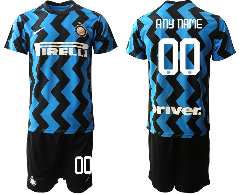 Men 2020-2021 club Inter milan home customized blue Soccer Jerseys