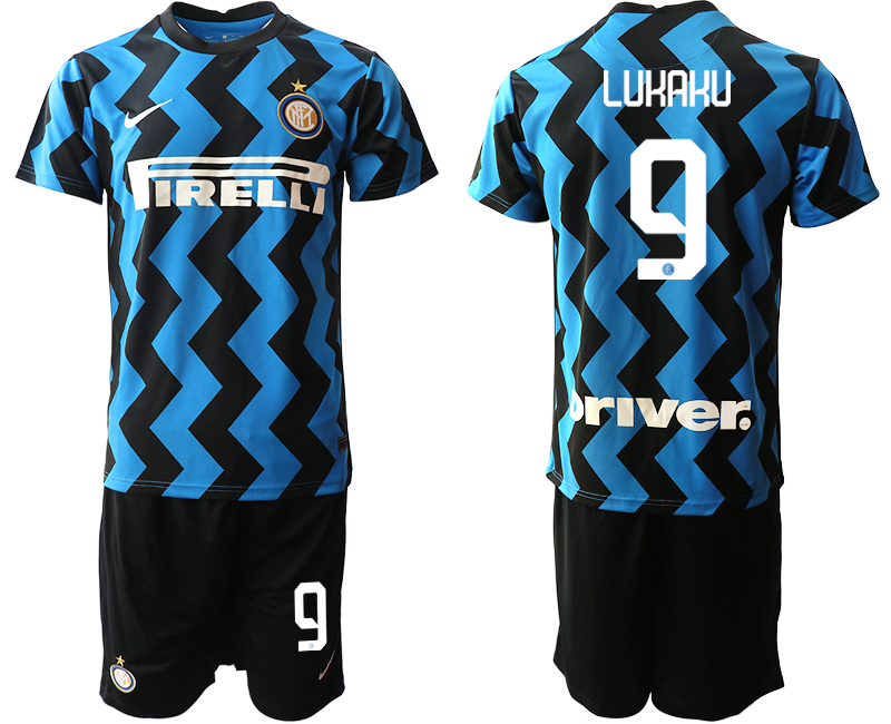 Men 2020-2021 club Inter milan home 9 blue Soccer Jerseys