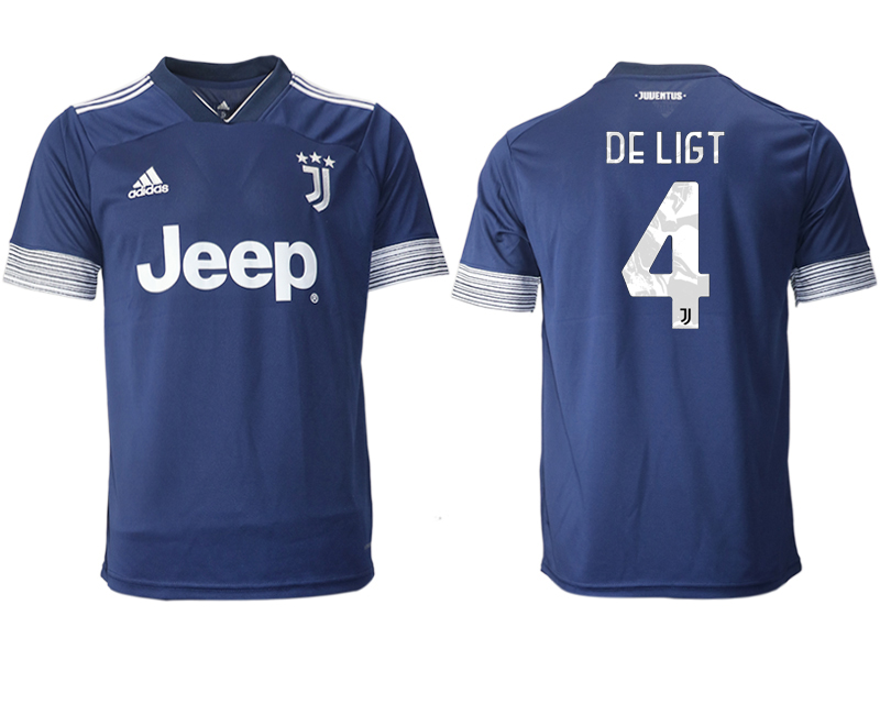 Men 2020-2021 club Juventus away aaa version 4 blue Soccer Jerseys