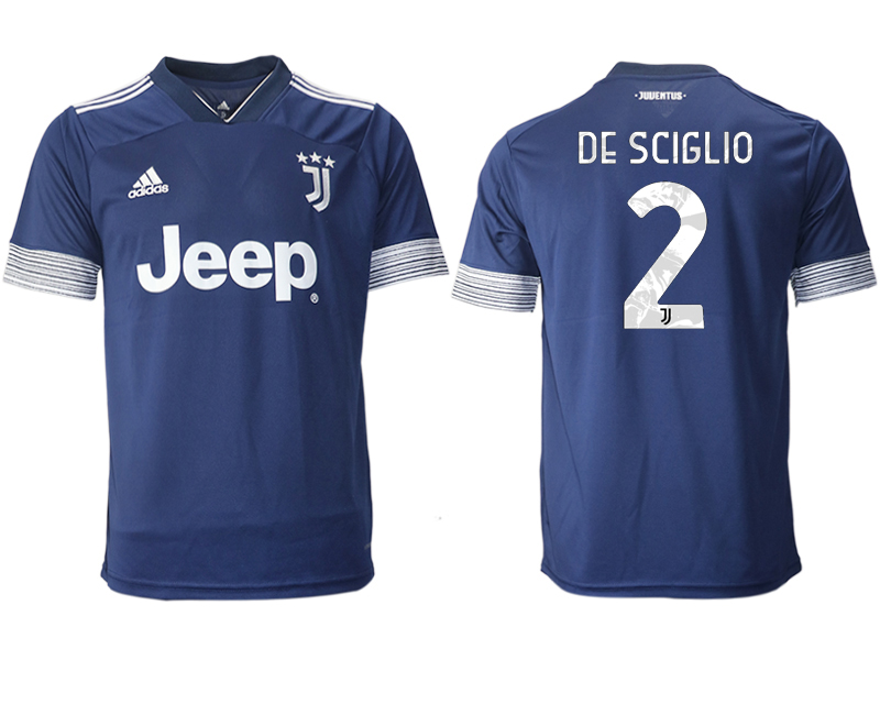 Men 2020-2021 club Juventus away aaa version 2 blue Soccer Jerseys