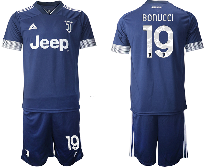 Men 2020-2021 club Juventus away 19 blue Soccer Jerseys