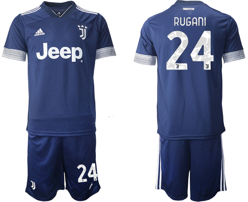 Men 2020-2021 club Juventus away 24 blue Soccer Jerseys