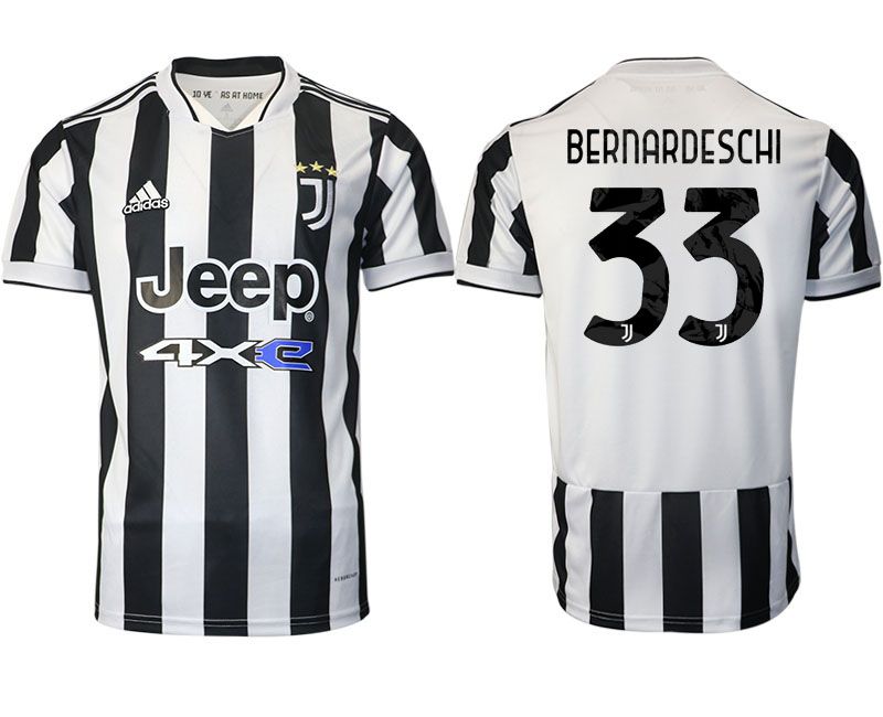 Men 2021-2022 Club Juventus home aaa version white 33 Adidas Soccer Jersey