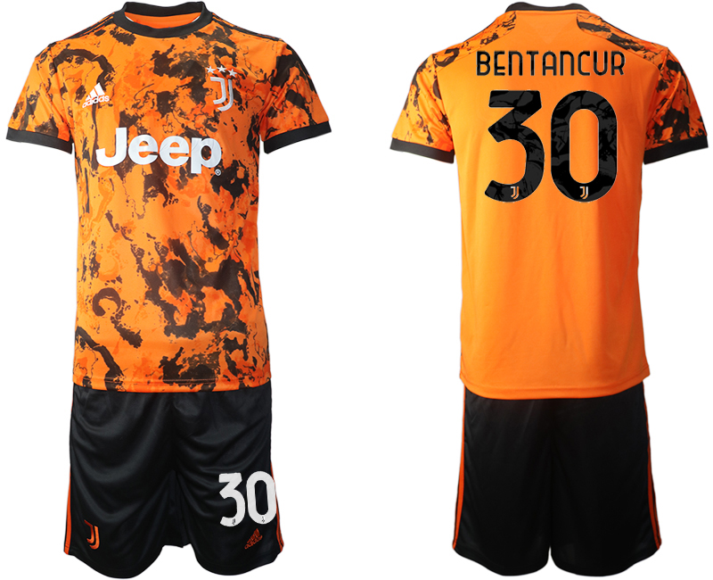 Men 2020-2021 club Juventus Second away 30 orange Soccer Jerseys