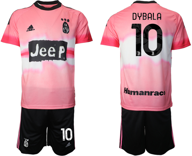 Men 2021 Juventus adidas Human Race 10 soccer jerseys